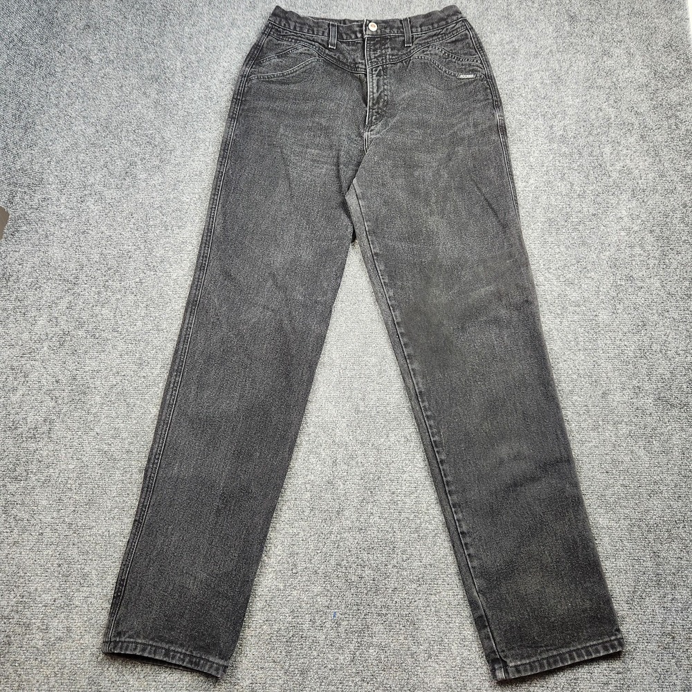Rocky Mountain Rockies Jeans Womens 33/15 Black High Rise Bareback Western‎